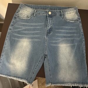 Women's Blue Jean Shorts